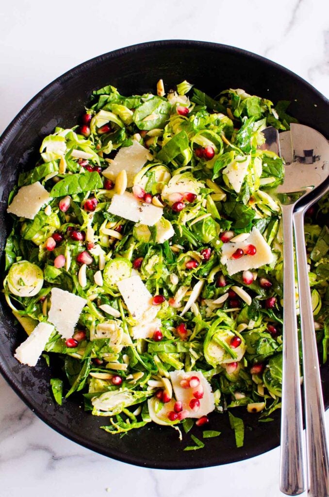 shredded brussels sprouts salad
