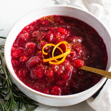 healthy cranberry sauce