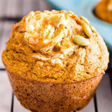 healthy pumpkin muffins