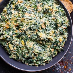 healthy spinach dip