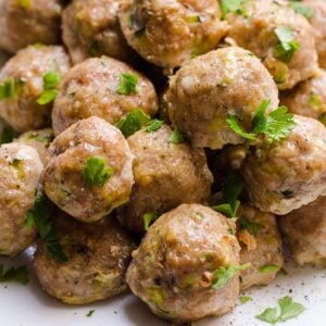 healthy turkey meatballs