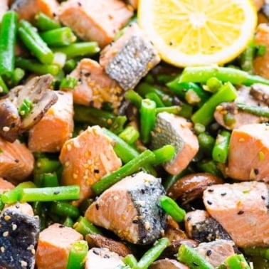 salmon stir fry