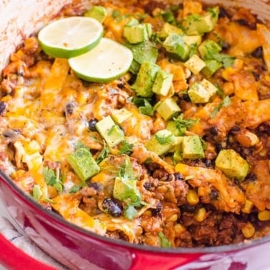 skillet enchiladas
