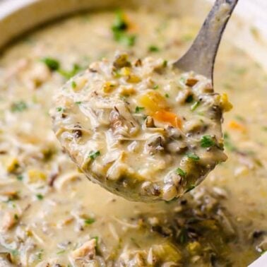 healthy wild rice chicken soup